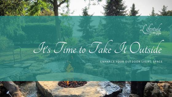 Now is the perfect time to enhance your outdoor living space and create a backyard oasis where you can get away from it all without getting away at all. Outdoor spaces should be comfortable spaces that can be enjoyed all day and night, well after the sun goes down. 